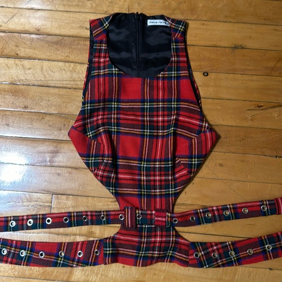 Rave Review wool plaid top - Picture 1 of 9